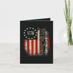 Patriotic 4th of July America Holiday Card