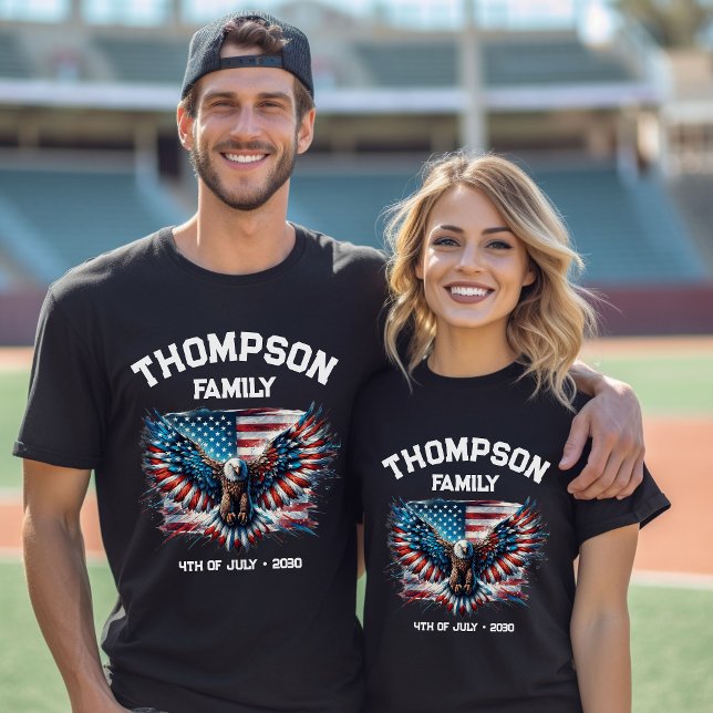 Patriotic 4th Of July Family Reunion American Flag T-Shirt (Creator Uploaded)