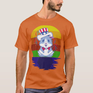 Patriotic 4th of july Guinea Pig T-Shirt