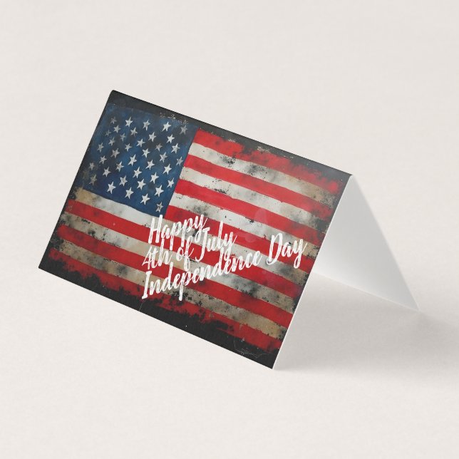 Patriotic 4th of July Independence Day Art (Front)