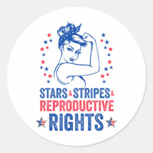 Patriotic 4th Of July Shirt Stars Stripes Reproduc Classic Round Sticker