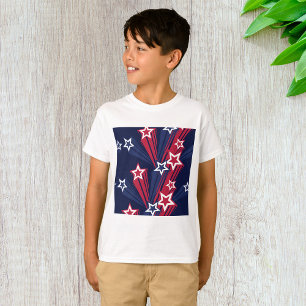 Patriotic 4th of July Stars Red White And Blue  T-Shirt