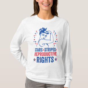 Patriotic 4th Of July Stars Stripes Reproductive R T-Shirt