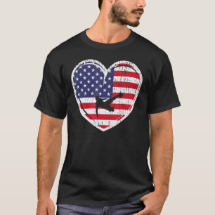 Patriotic 4th Of July Us Flag Red White & Blue Soc T-Shirt