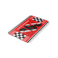 PATRIOTIC 868 Your Name | Chequered Flag on RED
