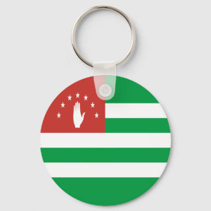 Patriotic Abkhazia Flag Key Ring