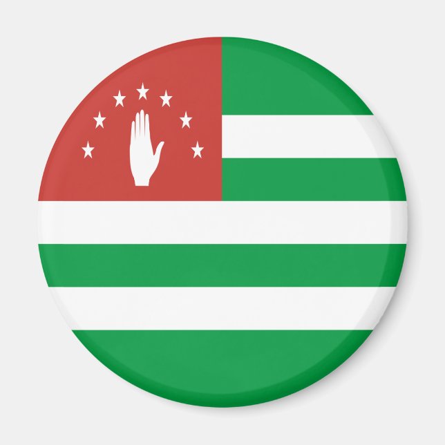 Patriotic Abkhazia Flag Magnet (Front)