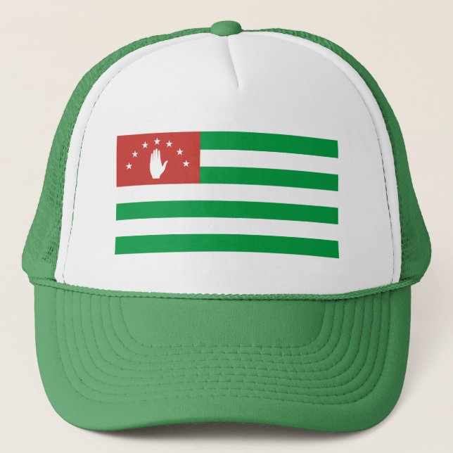 Patriotic Abkhazia Flag Trucker Hat (Front)