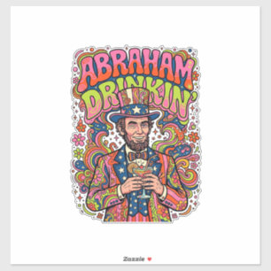Patriotic Abraham Drinkin Retro