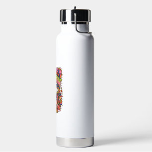 Patriotic Abraham Drinkin Retro Water Bottle