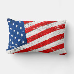 Patriotic Accent Throw Pillow
