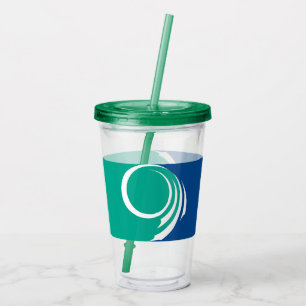 Patriotic Acrylic Tumbler with flag of Ottawa