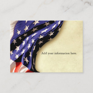 Patriotic Additional Information  Enclosure Card