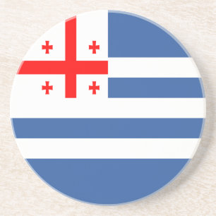 Patriotic Adjara Flag Coaster