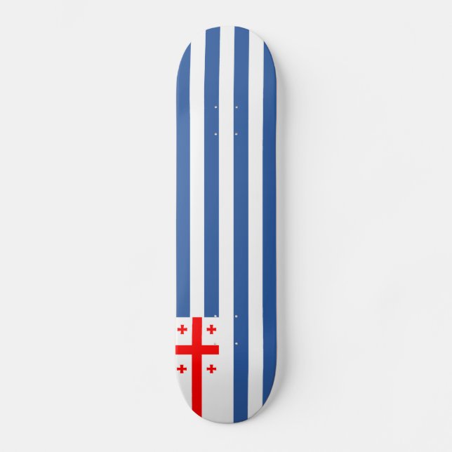 Patriotic Adjara Flag Skateboard (Front)