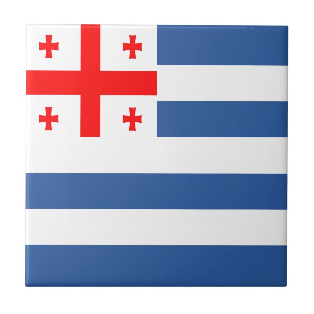 Patriotic Adjara Flag Tile (Front)