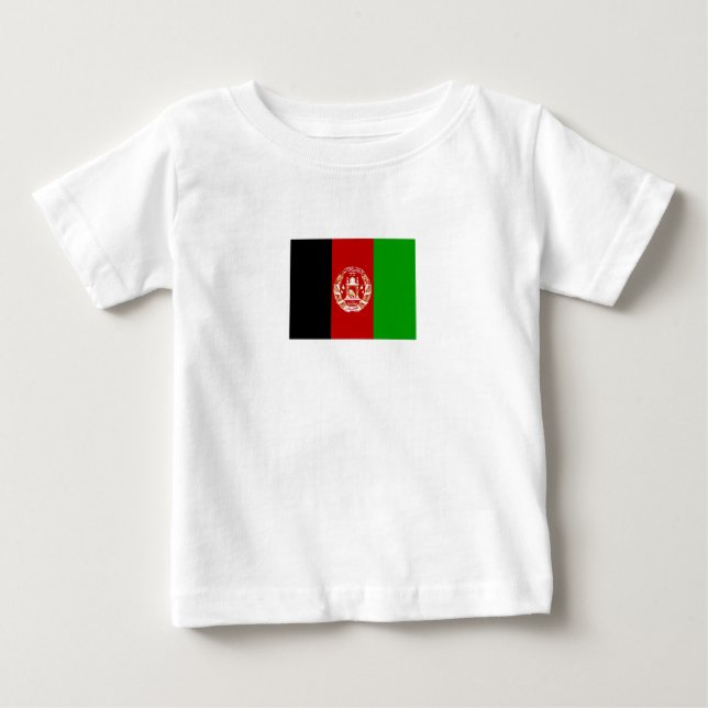 Patriotic Afghanistan Flag Baby T-Shirt (Front)