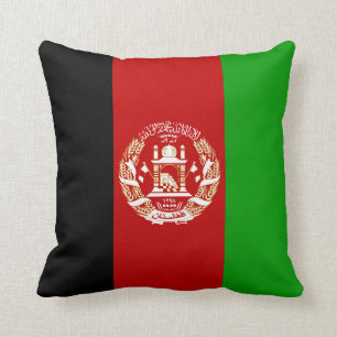 Patriotic Afghanistan Flag Cushion