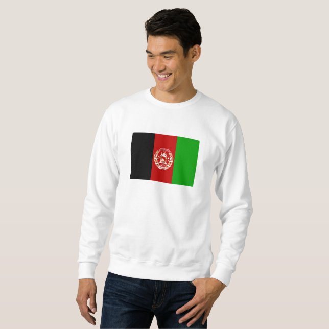 Patriotic Afghanistan Flag Sweatshirt (Front Full)
