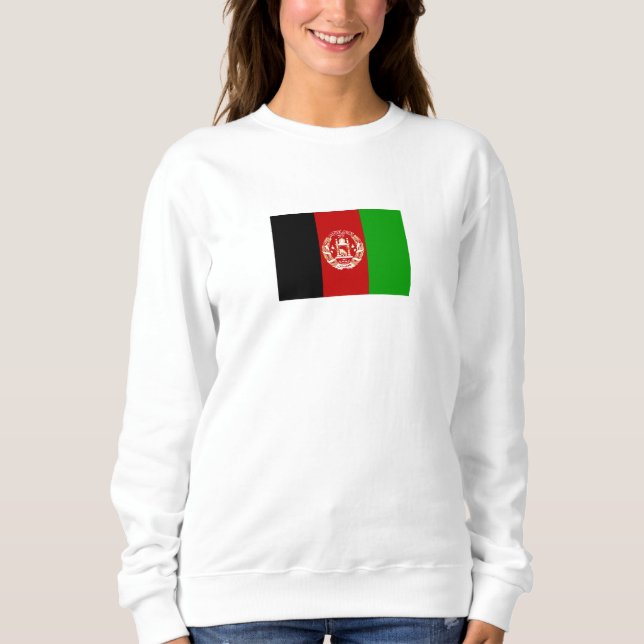 Patriotic Afghanistan Flag Sweatshirt (Front)