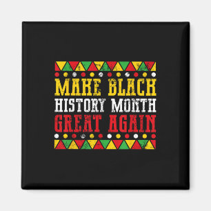 Patriotic African American Trump Black History Mon Magnet