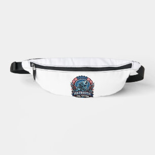 Patriotic Ai Freedom Wolf Cyberpunk Future Freedom Bum Bags