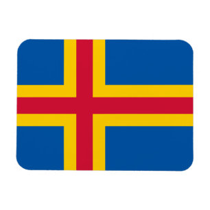 Patriotic Åland Islands Flag Magnet