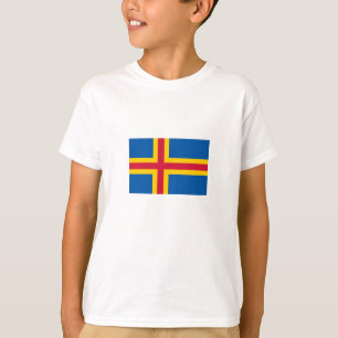 Patriotic Åland Islands Flag T-Shirt