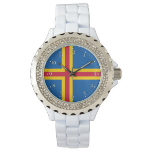 Patriotic Åland Islands Flag Watch