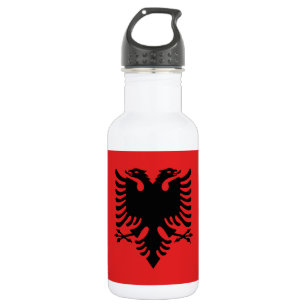 Patriotic Albanian Flag 532 Ml Water Bottle
