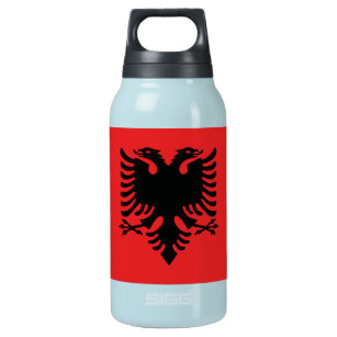 Patriotic Albanian Flag Insulated Water Bottle