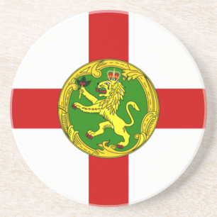 Patriotic Alderney Flag Coaster