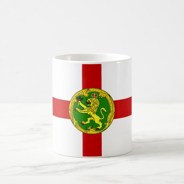 Patriotic Alderney Flag Coffee Mug (Center)