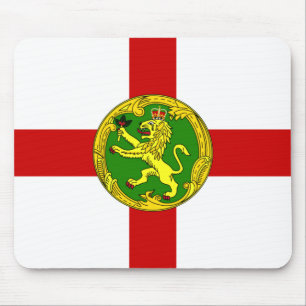 Patriotic Alderney Flag Mouse Pad