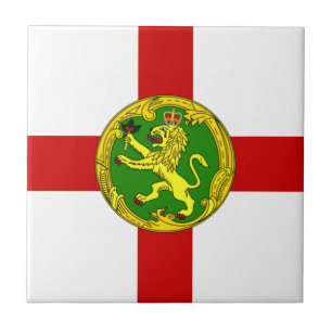 Patriotic Alderney Flag Tile