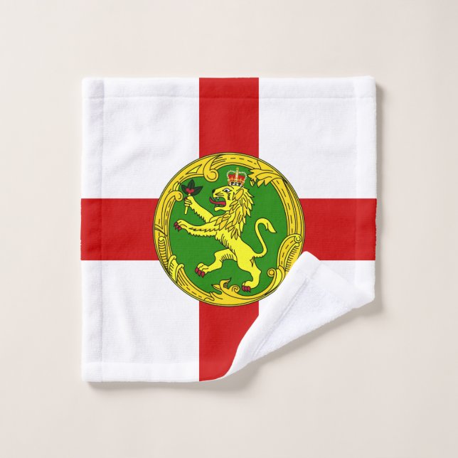 Patriotic Alderney Flag Wash Cloth (Wash Cloth)