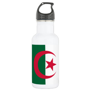Patriotic Algerian Flag 532 Ml Water Bottle