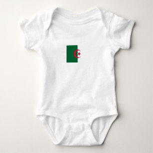 Patriotic Algerian Flag Baby Bodysuit