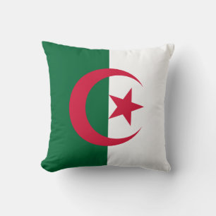 Patriotic Algerian Flag Cushion