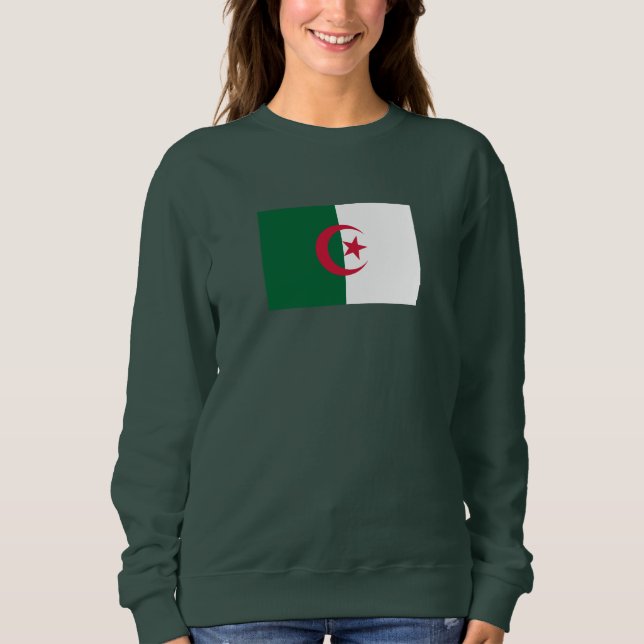 Patriotic Algerian Flag Sweatshirt (Front)