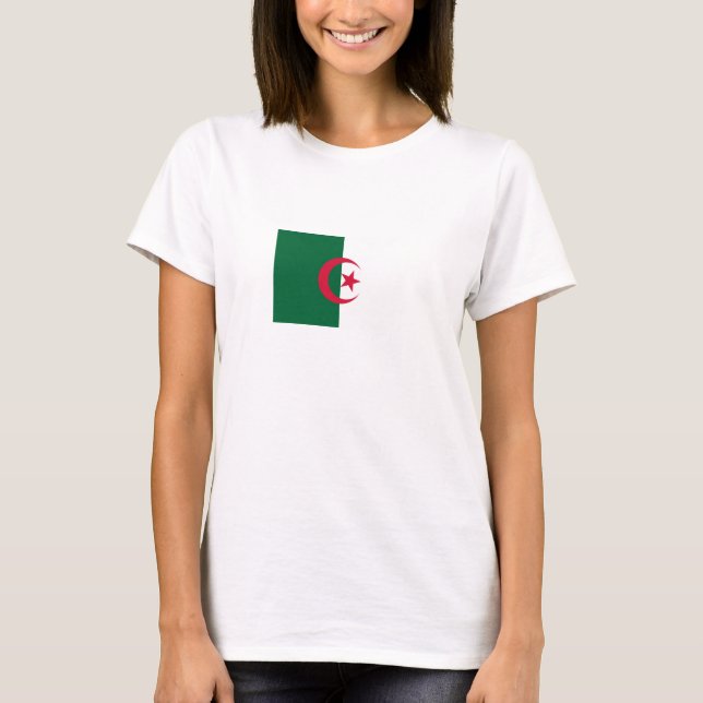 Patriotic Algerian Flag T-Shirt (Front)