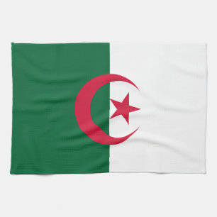 Patriotic Algerian Flag Tea Towel