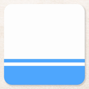 Patriotic Altai Republic Flag Square Paper Coaster