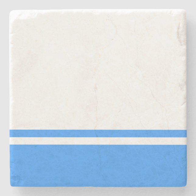 Patriotic Altai Republic Flag Stone Coaster (Front)