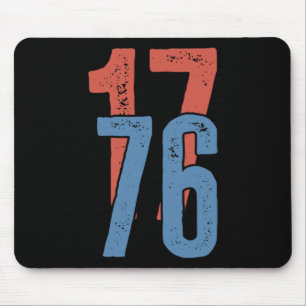 Patriotic America 1776 4th Of July Mouse Pad