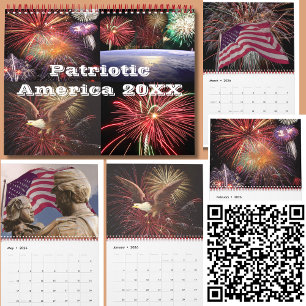 Patriotic America 20XX Calendar