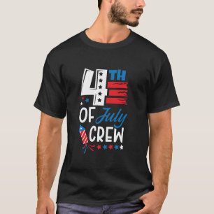 Patriotic America USA Flag 4th Of July America T-Shirt