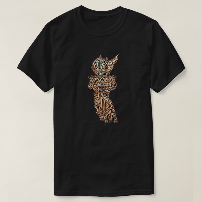 Patriotic American (1d) T-Shirt (Design Front)