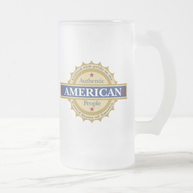 Patriotic American Beer mug (Right)