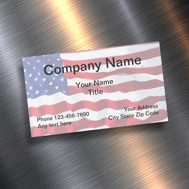 Patriotic American Business Magnets (Creator Uploaded)